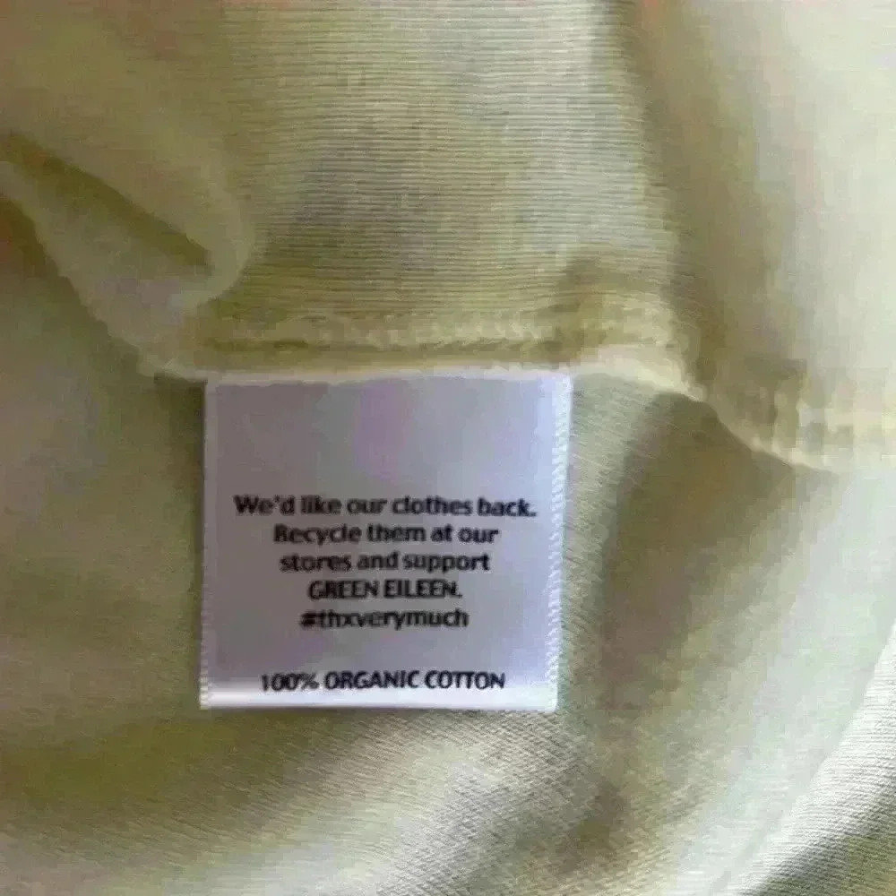 Eileen Fisher organic cotton slim fit long length tank size L - Picture 5 of 7